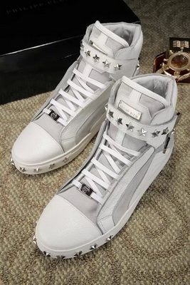 PhiliPP Plein High-Top Fashion Men Shoes--036